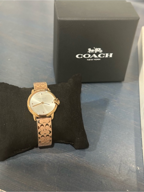 Coach Accessories - Coach Rose Gold Signature Link Women's Watch